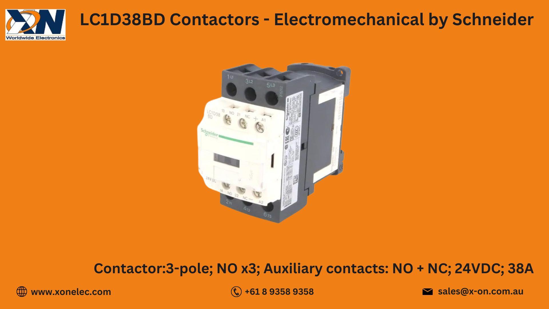 LC1D38BD Contactor Schneider | Buy Online at XON image