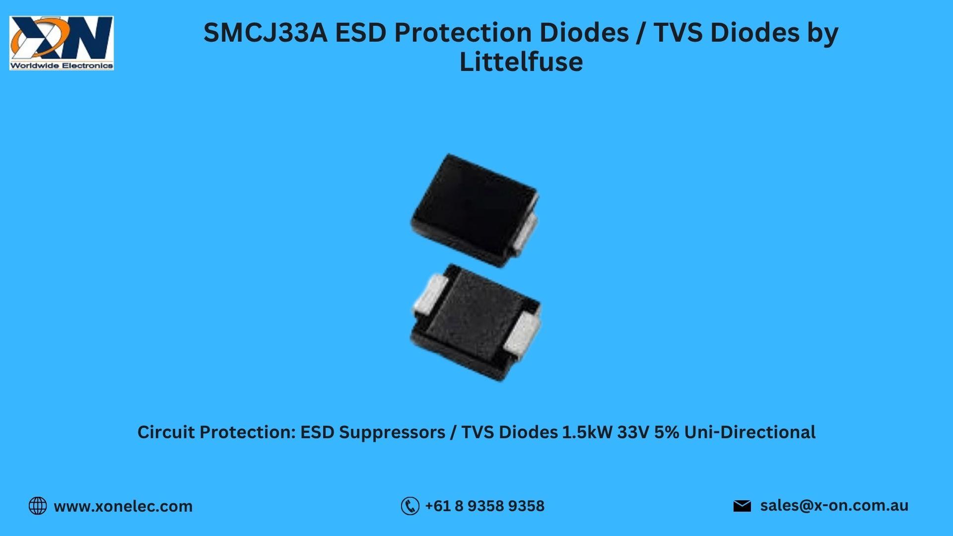 SMCJ33A TVS Diode by Littelfuse – Buy at XON image