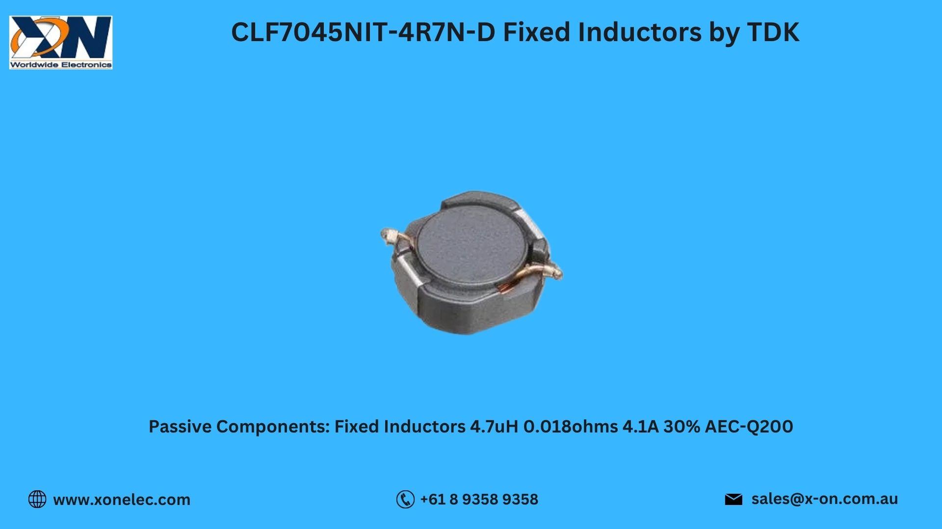 CLF7045NIT-4R7N-D Inductor by TDK – Buy at XON image