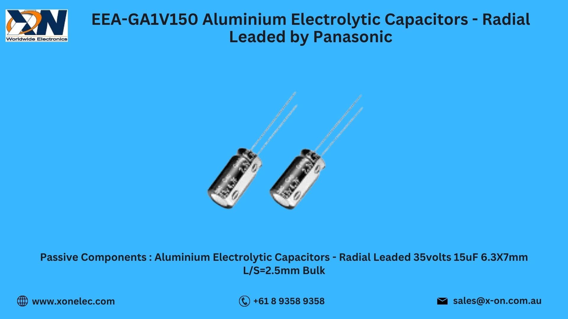 EEA-GA1V150 Capacitors Panasonic Buy at XON image