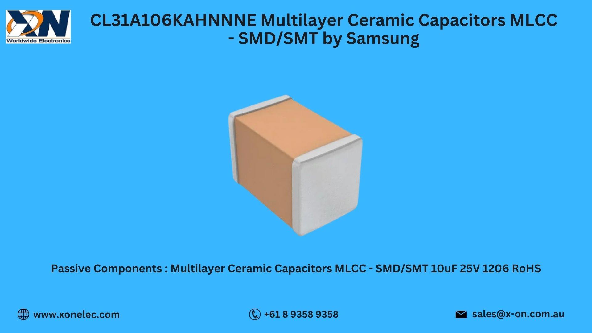 CL31A106KAHNNNE MLCC Capacitor Samsung Buy at XON image