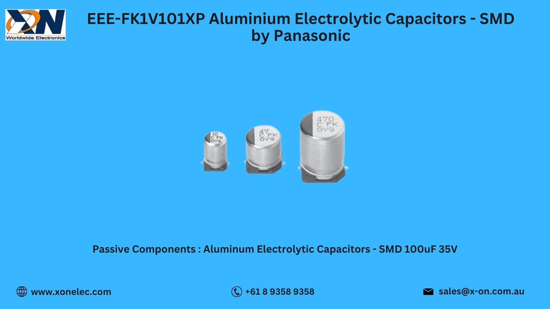 EEE-FK1V101XP Capacitor Panasonic Buy at XON image