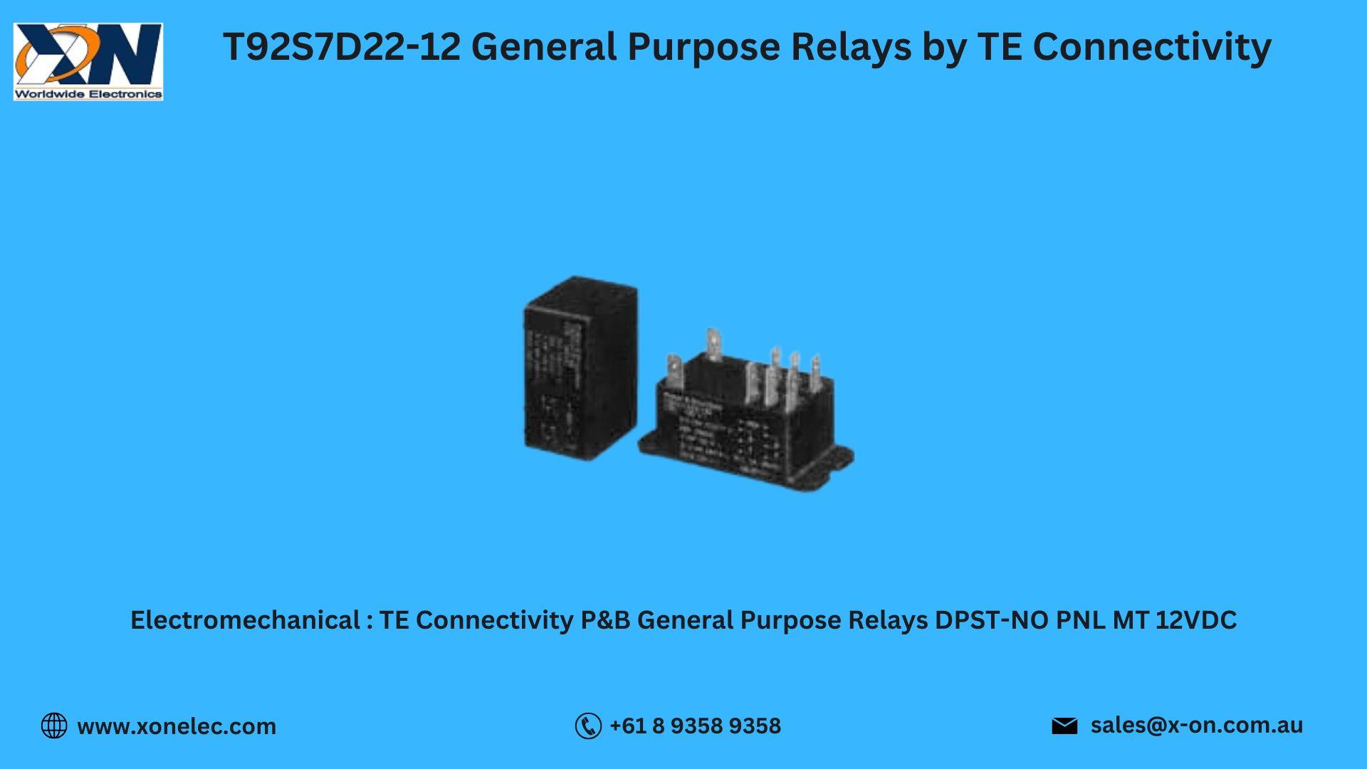 T92S7D22-12 General Purpose Relays – Buy at XON image