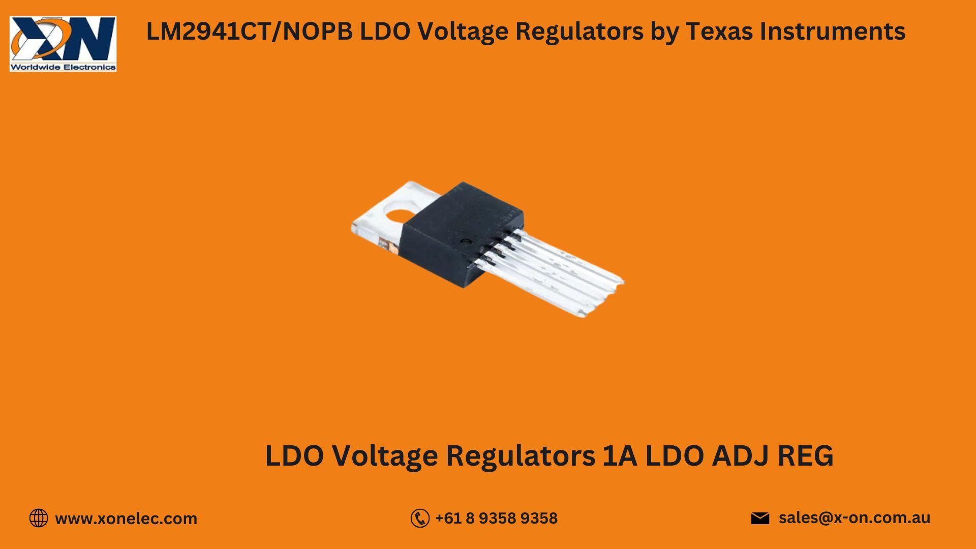 LM2941CT/NOPB LDO Regulator by Texas Instruments Buy Online at XON image