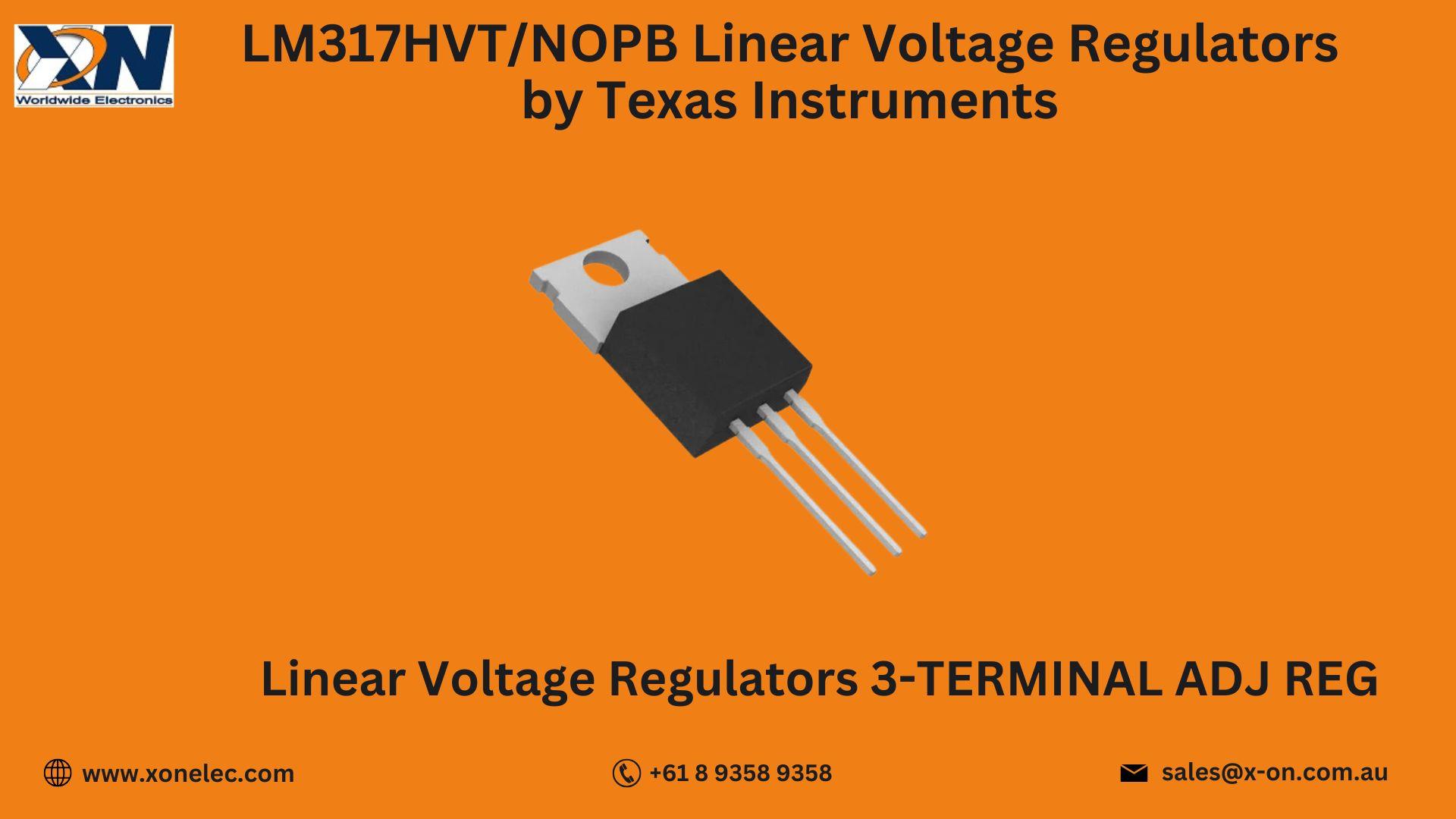 TI LM317HVT/NOPB Adjustable Linear Regulator image