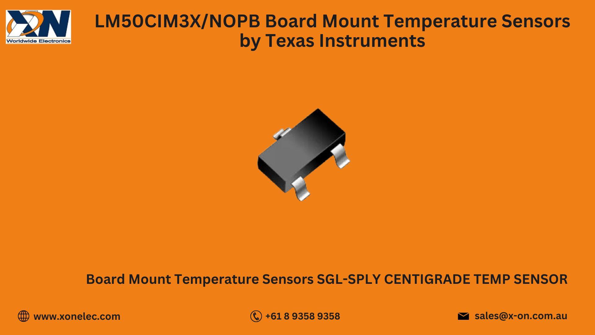 LM50CIM3X/NOPB Temperature Sensors – Buy Online at XON image
