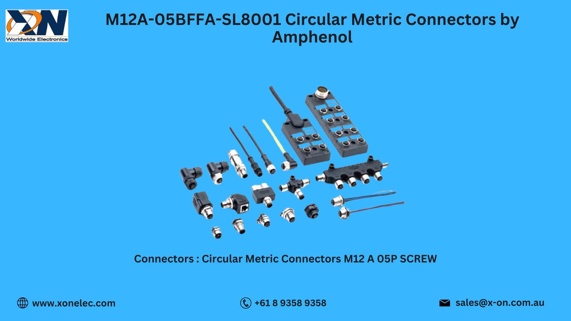 M12A-05BFFA-SL8001 Connectors – Buy at XON image