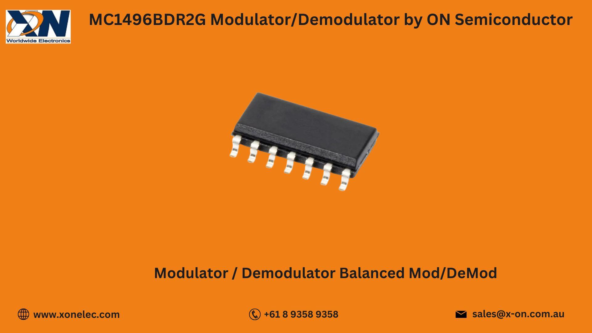 MC1496BDR2G Modulator/Demodulator by ON Semiconductor – Buy Online at XON image