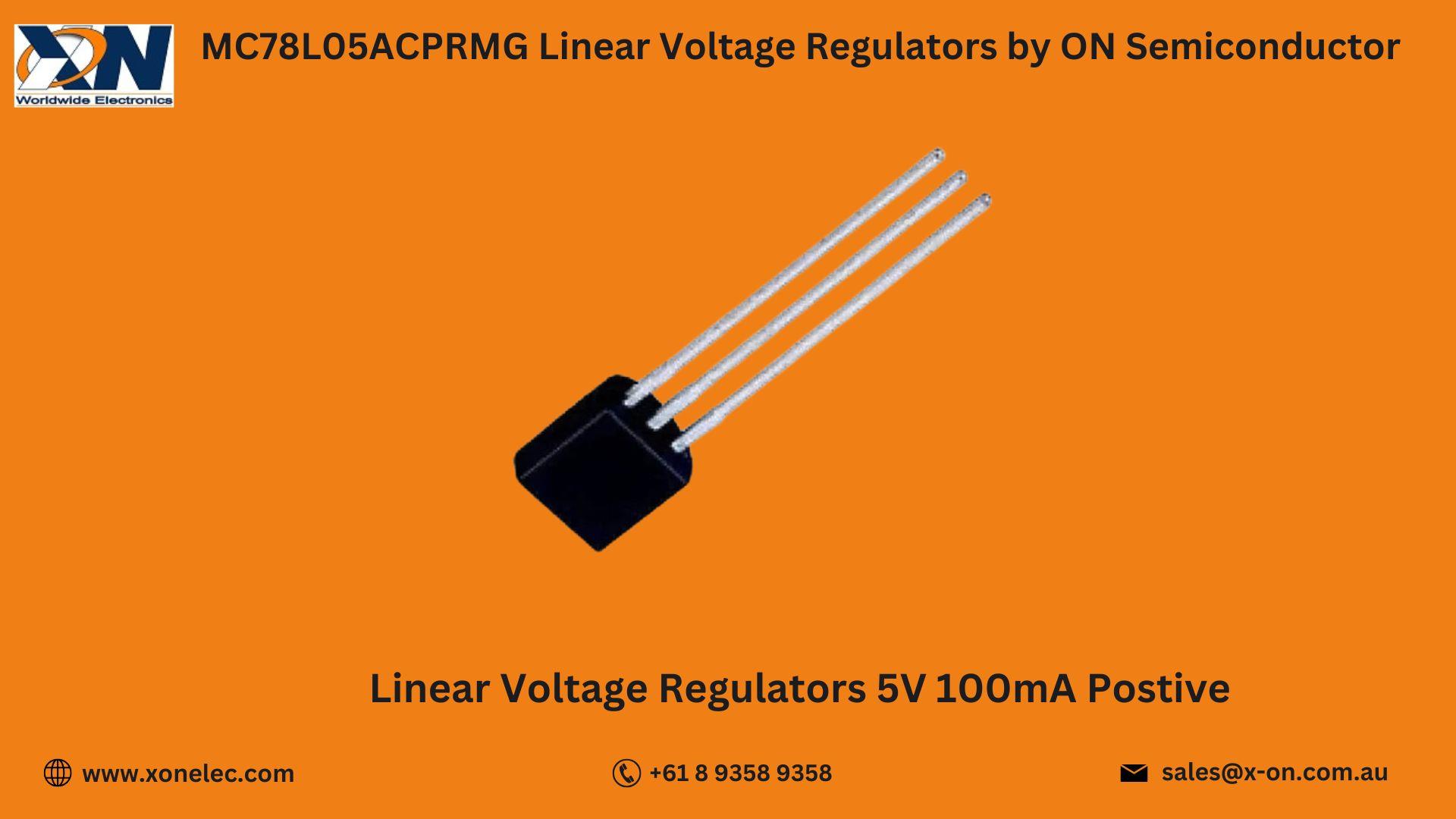 MC78L05ACPRMG Voltage Regulators by ON Semiconductor – Buy Online at XON image