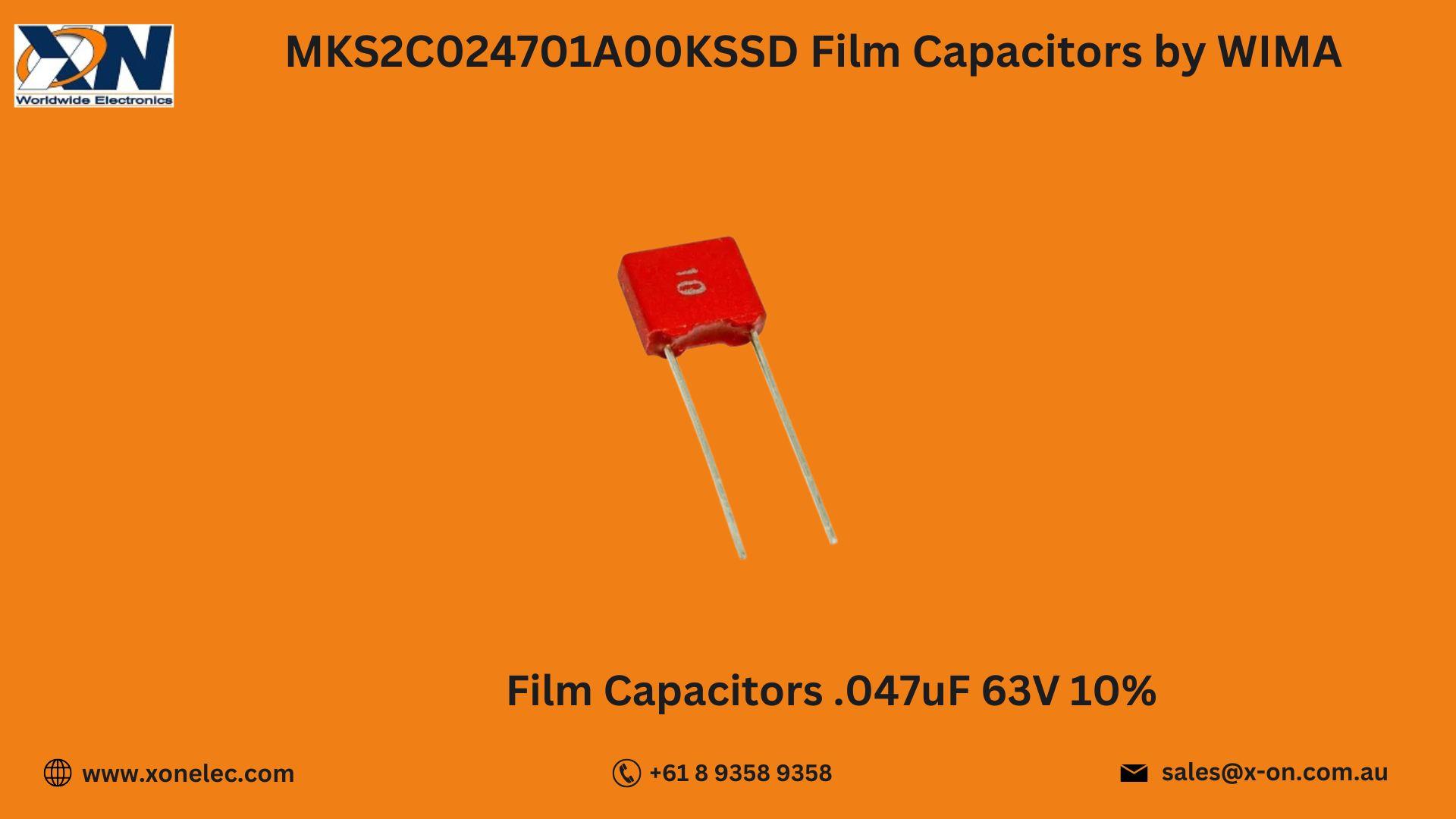 MKS2C024701A00KSSD WIMA Film Capacitors – Buy Online at XON image
