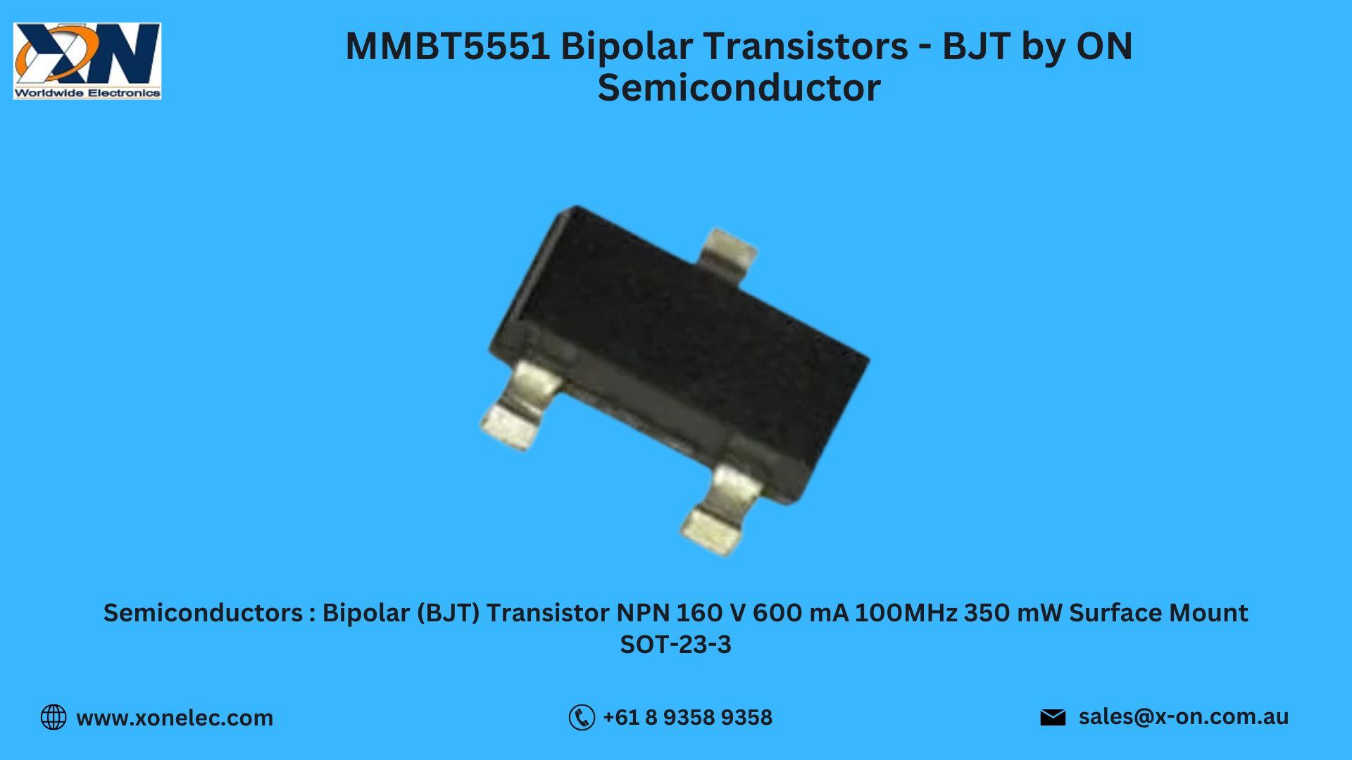 MMBT5551 BJT Transistor by ON Semiconductor – Buy Online at XON image