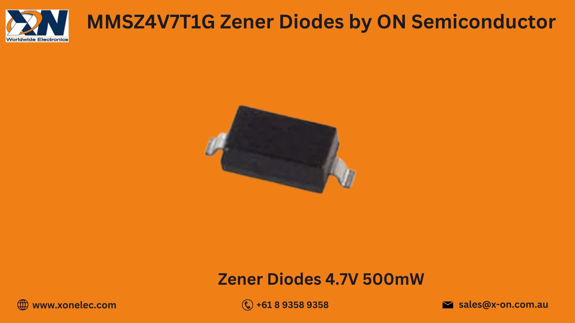 MMSZ4V7T1G Zener Diodes by ON Semiconductor – Buy Online at XON image