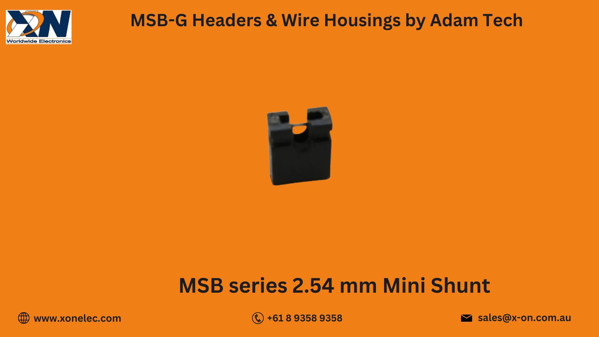 MSB-G Headers & Wire Housings by Adam Tech – Buy Online at XON image