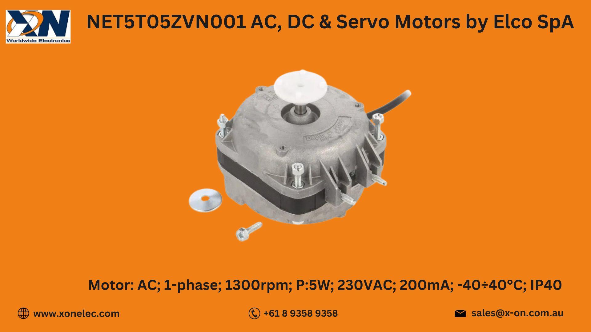 NET5T05ZVN001 Servo Motors by Elco SpA – Buy at XON image