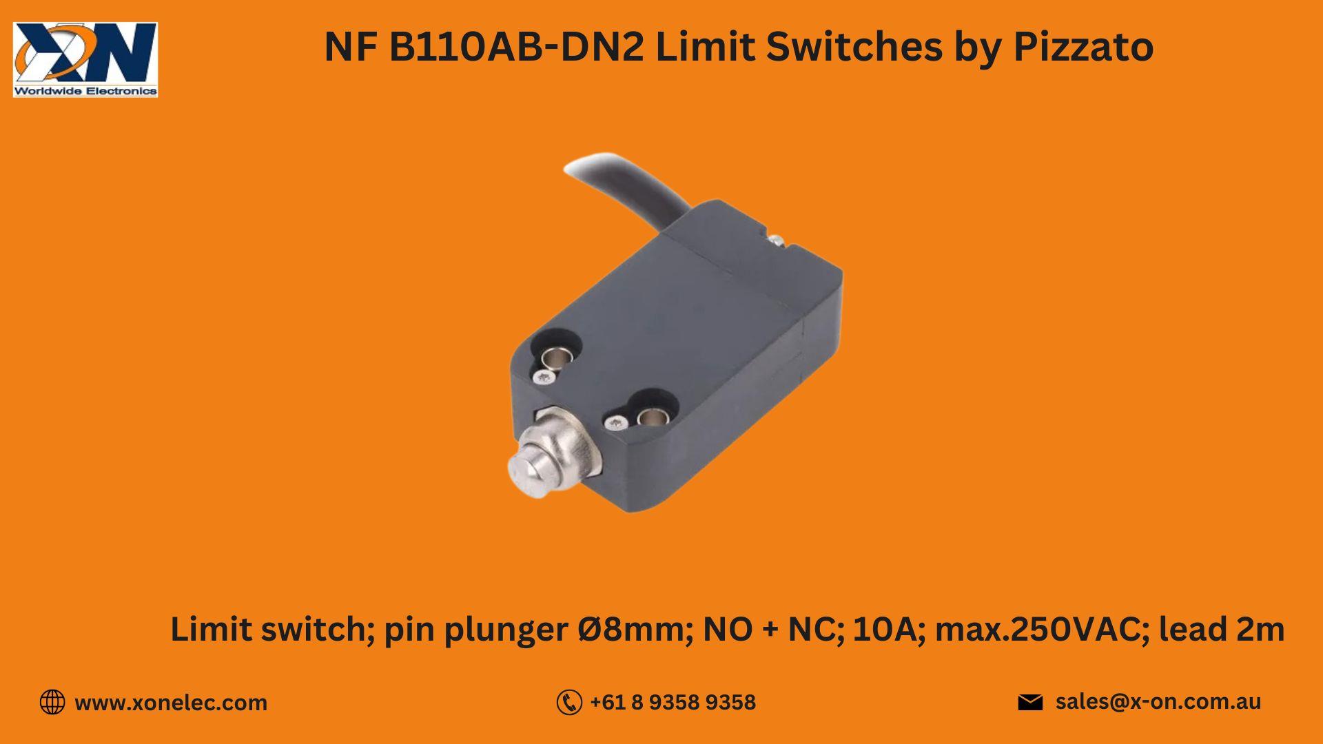 NF B110AB-DN2 Limit Switches by Pizzato – Buy at XON image