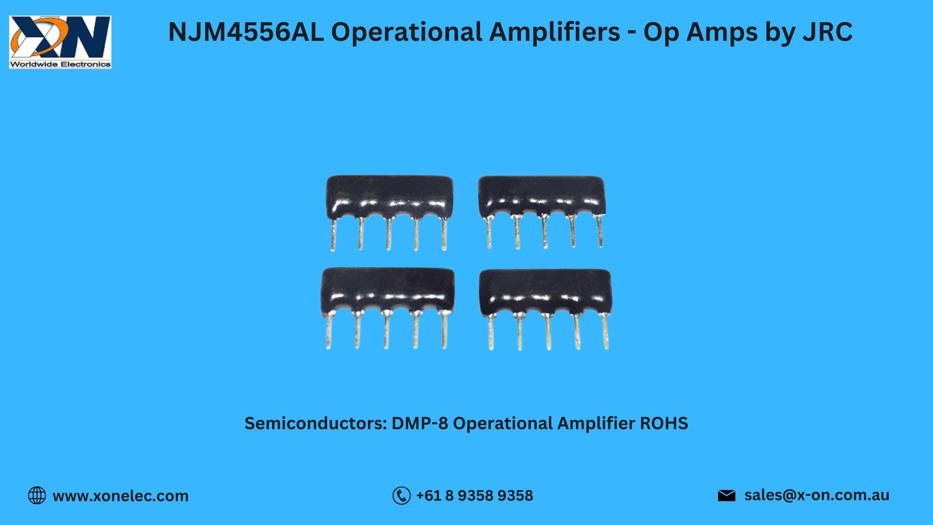 NJM4556AL Op Amps by JRC – High-Output Dual Amplifier | Buy Online at XON image