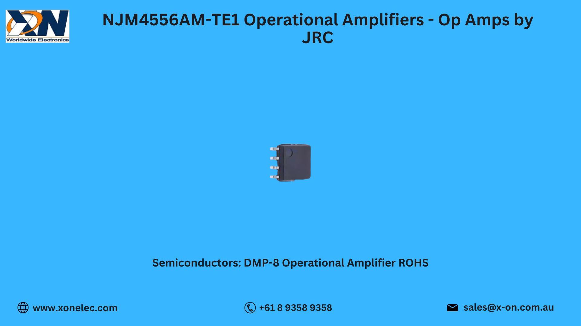 NJM4556AM-TE1 Op Amps by JRC – High-Current Audio IC | Buy Online at XON image