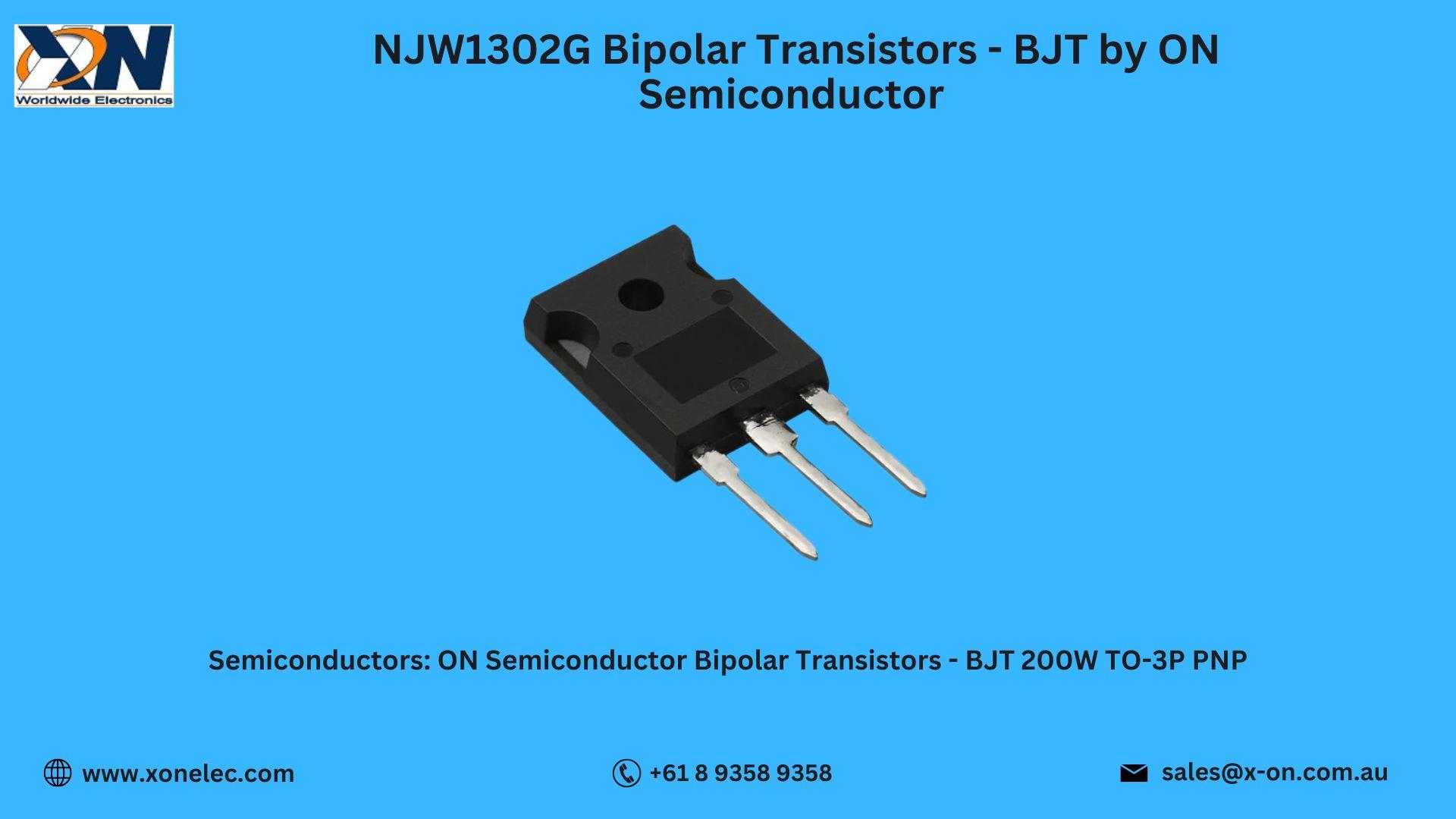 NJW1302G Bipolar Transistors by ON Semiconductor – Reliable Power Amplification image