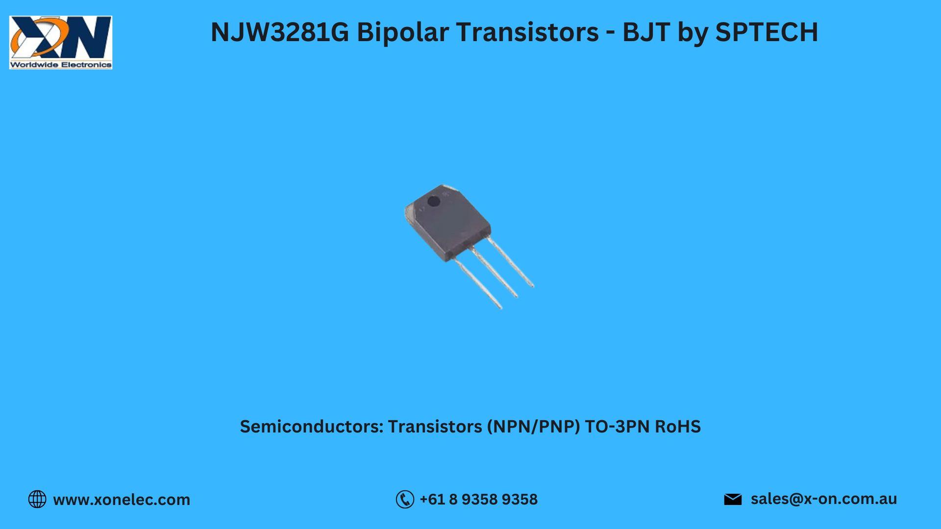 NJW3281G Bipolar Transistors by SPTECH – High-Power Performance | Buy Now image