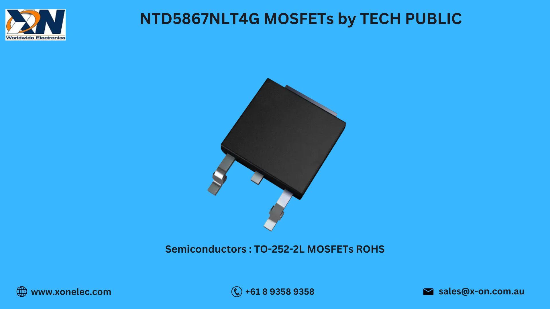 NTD5867NLT4G MOSFETs by TECH PUBLIC – High-Speed Power Efficiency | Buy Now image