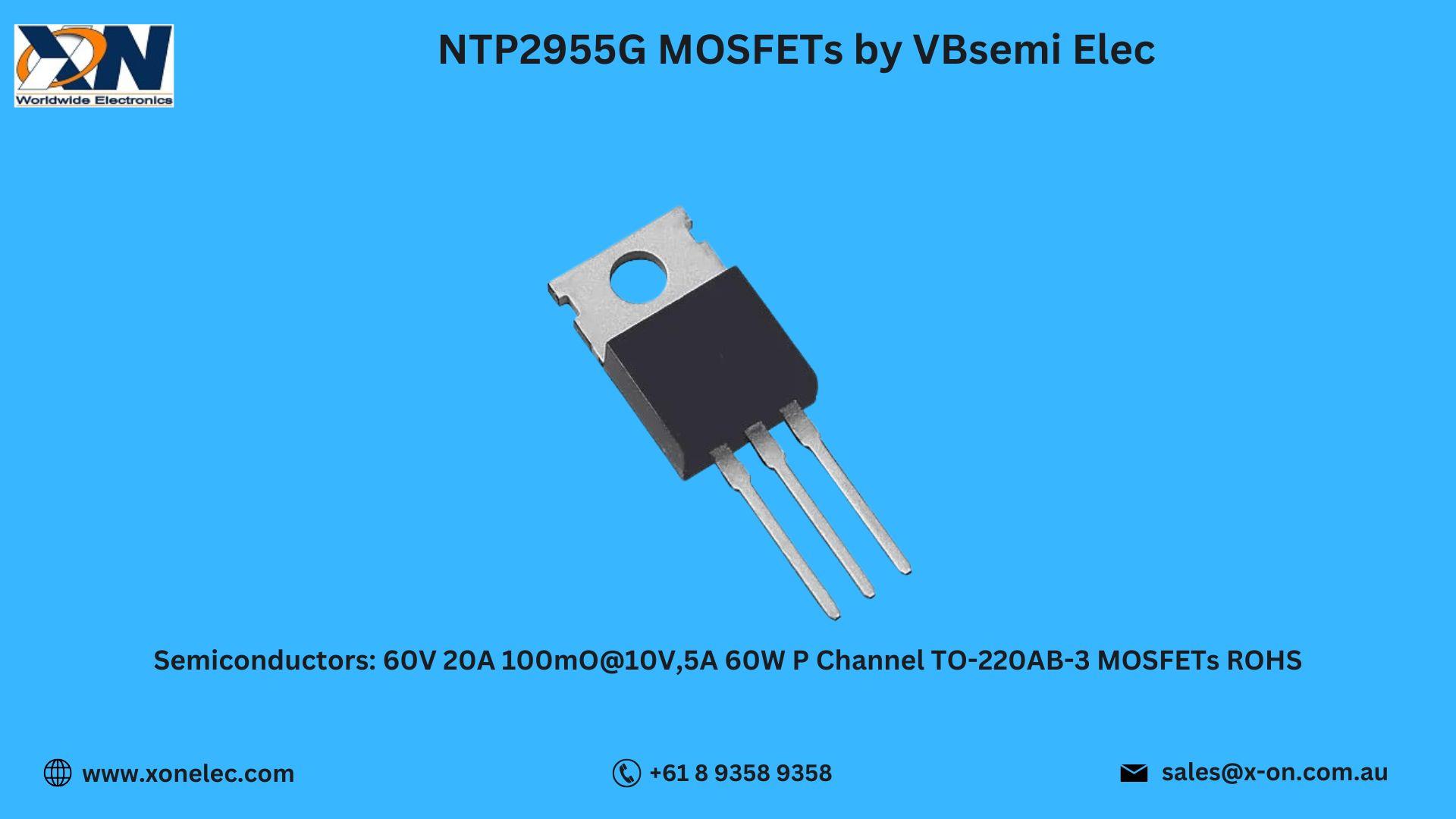 NTP2955G MOSFETs by VBsemi Elec – Reliable P-Channel Power Control | Buy Online image