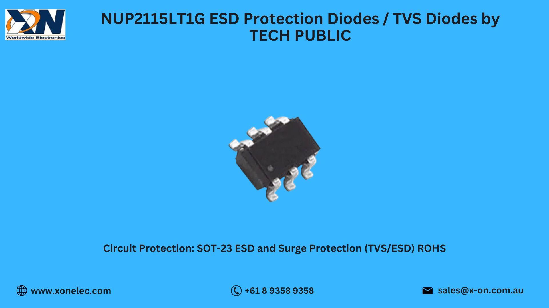 NUP2115LT1G ESD Protection Diodes by TECH PUBLIC – Reliable Circuit Defense | Bu image