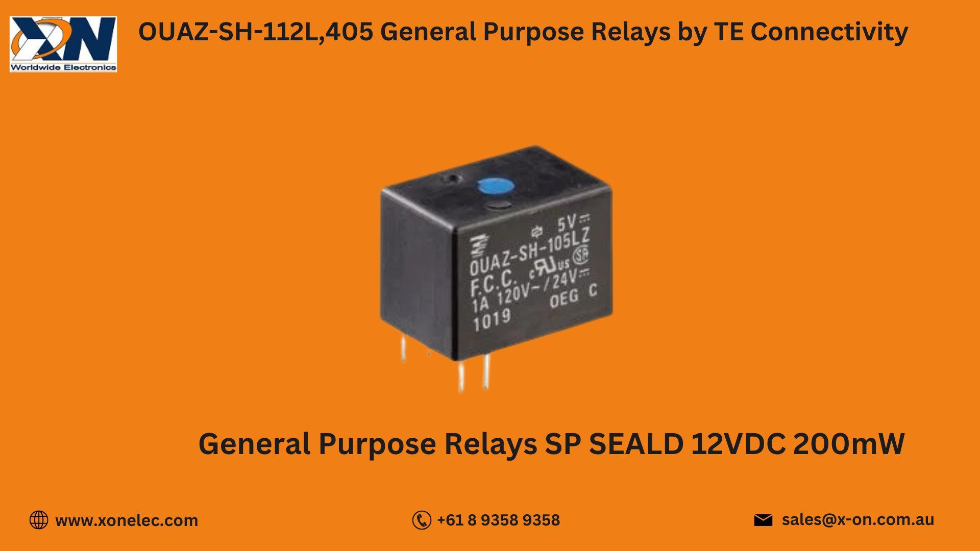 OUAZ-SH-112L,405 General Purpose Relays by TE Connectivity image