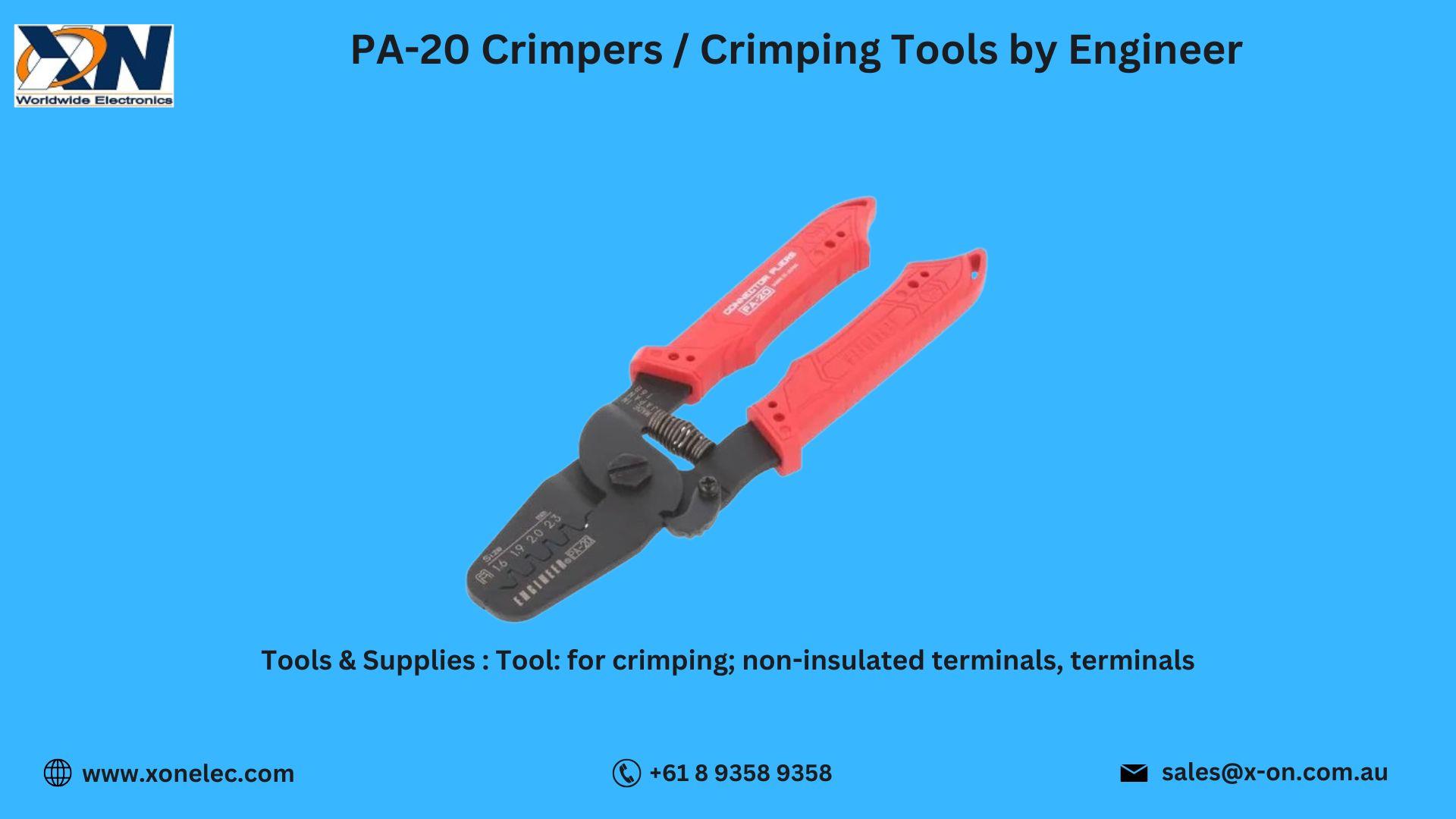 PA-20 Crimpers / Crimping Tools by Engineer | Buy Online at XON image