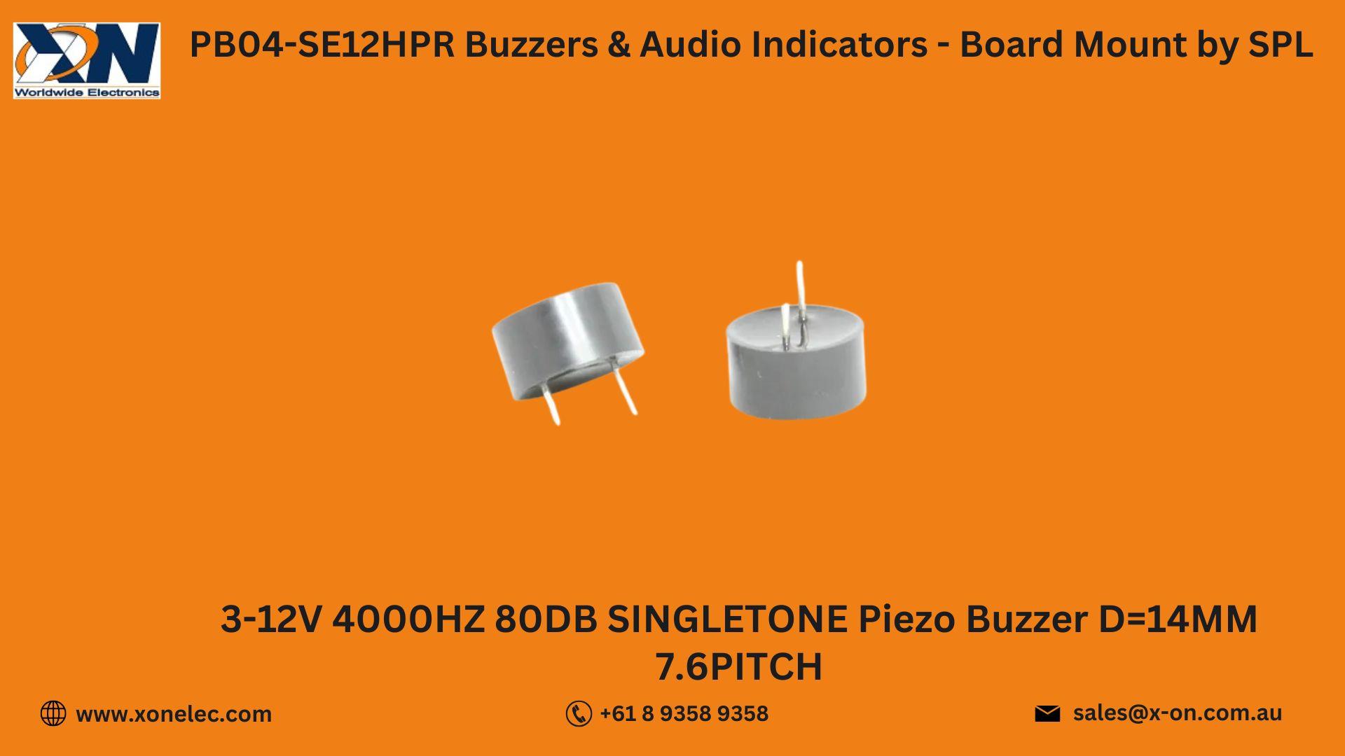 PB04-SE12HPR Buzzers by SPL– Buy Online at XON image