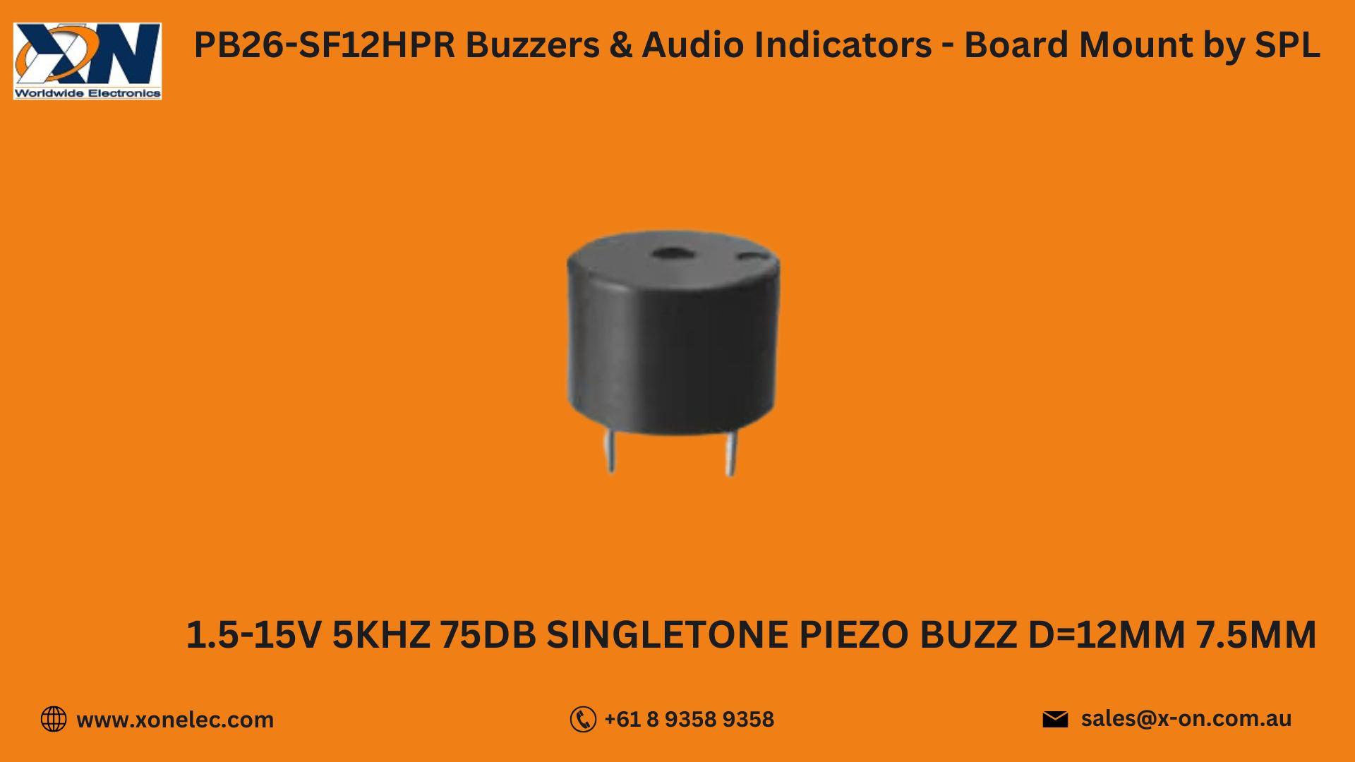 PB26-SF12HPR Buzzers by SPL – Buy Online at XON image