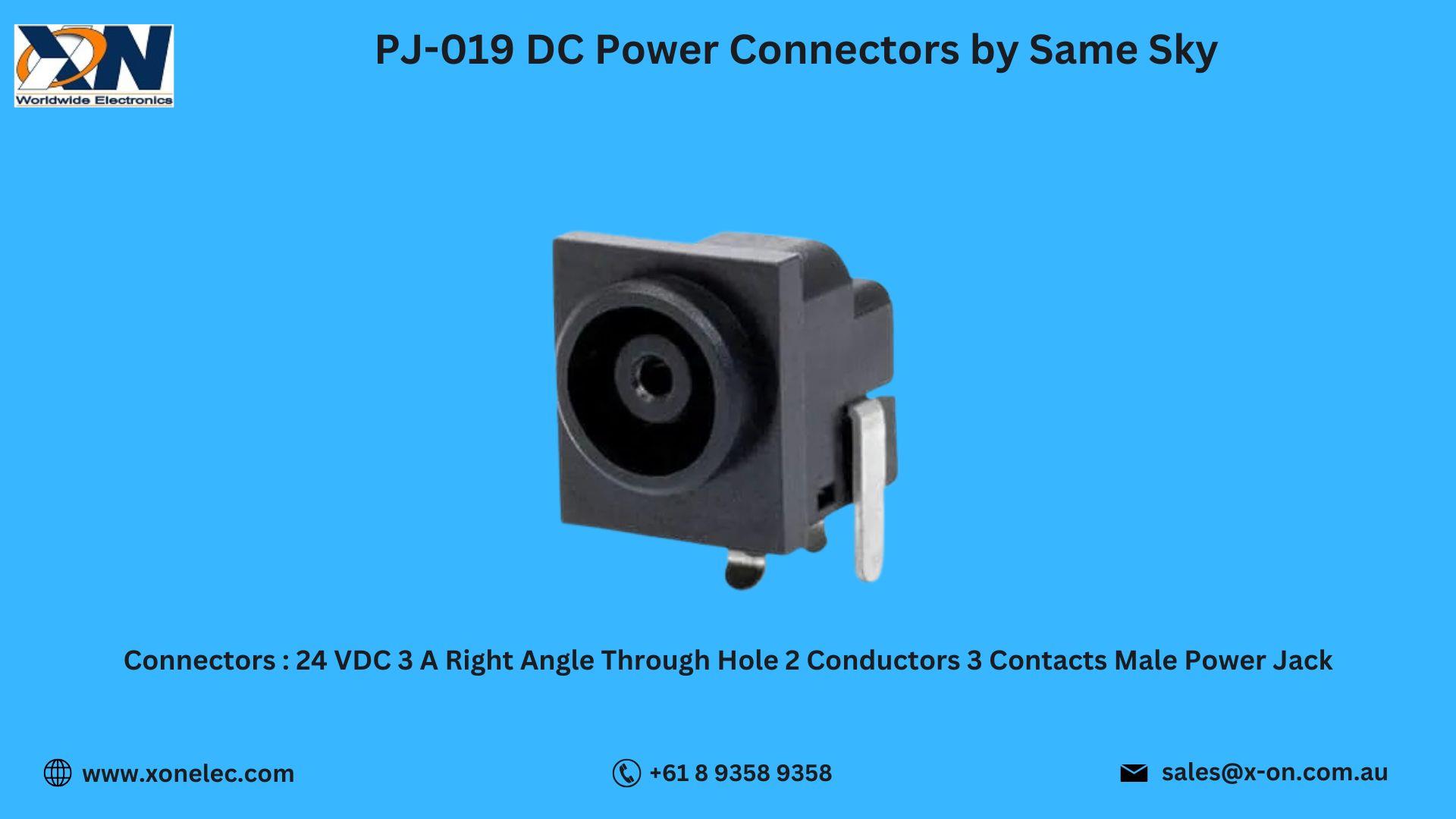 PJ-005A DC Power Connectors by Same Sky – Buy Online at XON image