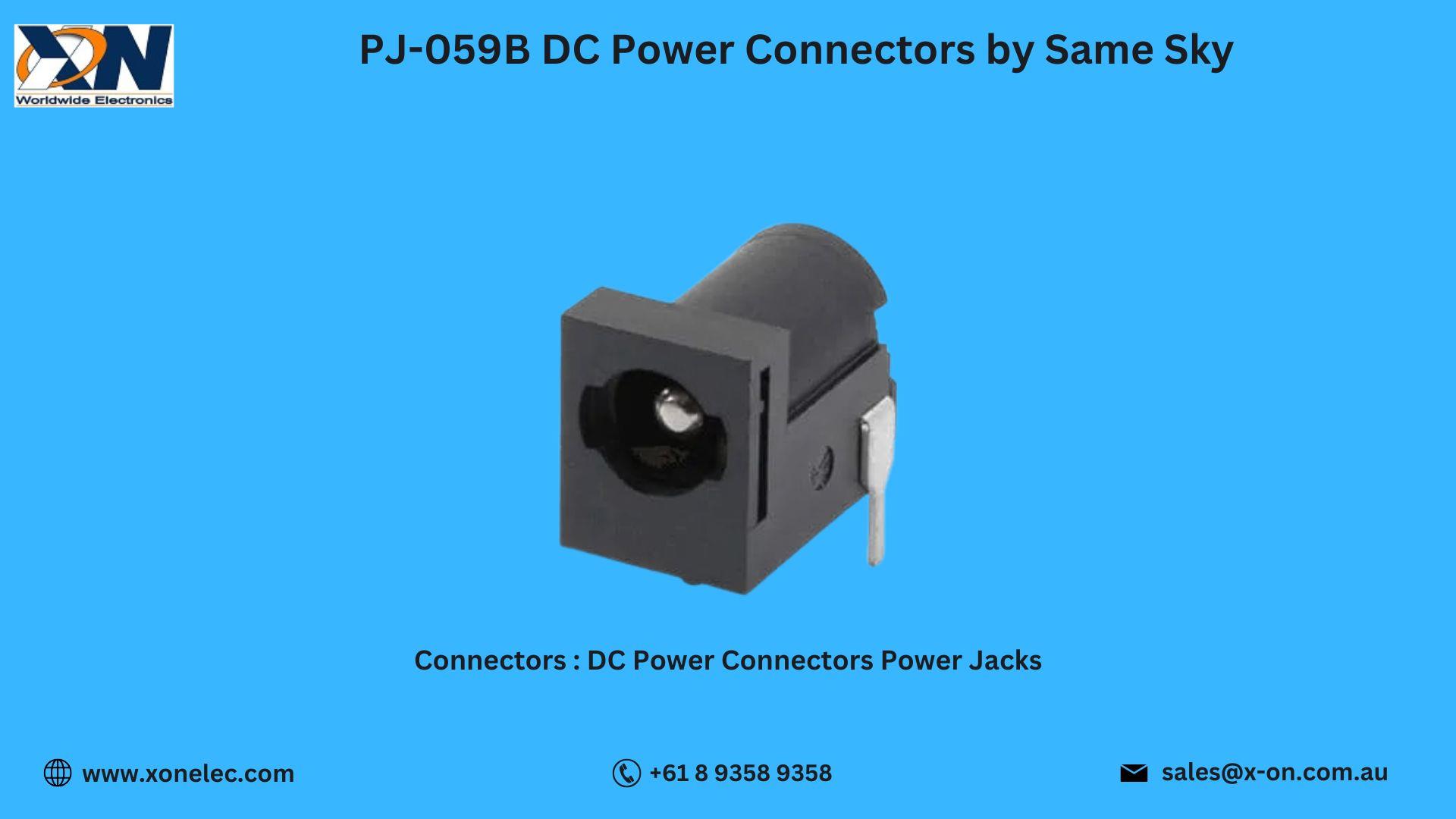 PJ-059B DC Power Connector by Same Sky – Buy Online at XON image