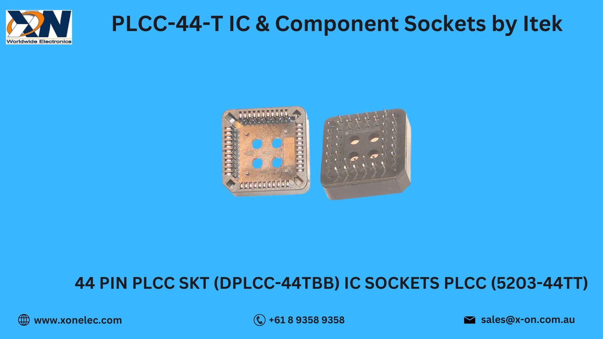 PLCC-44-T IC Sockets by Itek – Buy Online at XON image