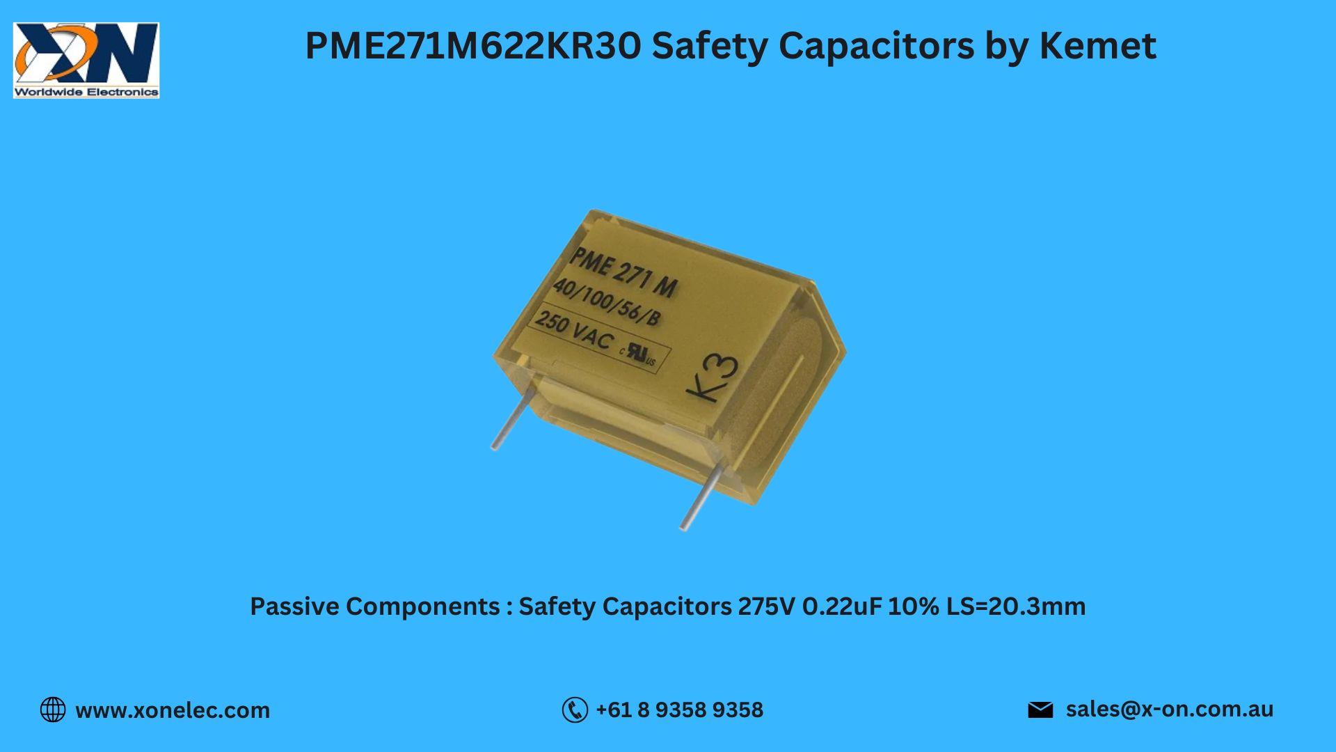 PME271M622KR30 Safety Capacitor by Kemet – Buy at XON image