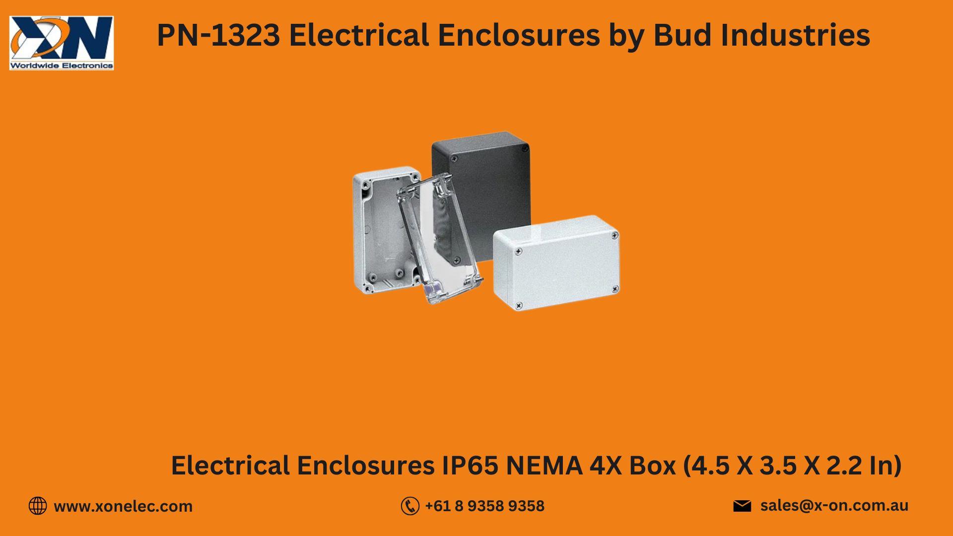 PN-1323 Electrical Enclosures by Bud Industries – Buy Online at XON image