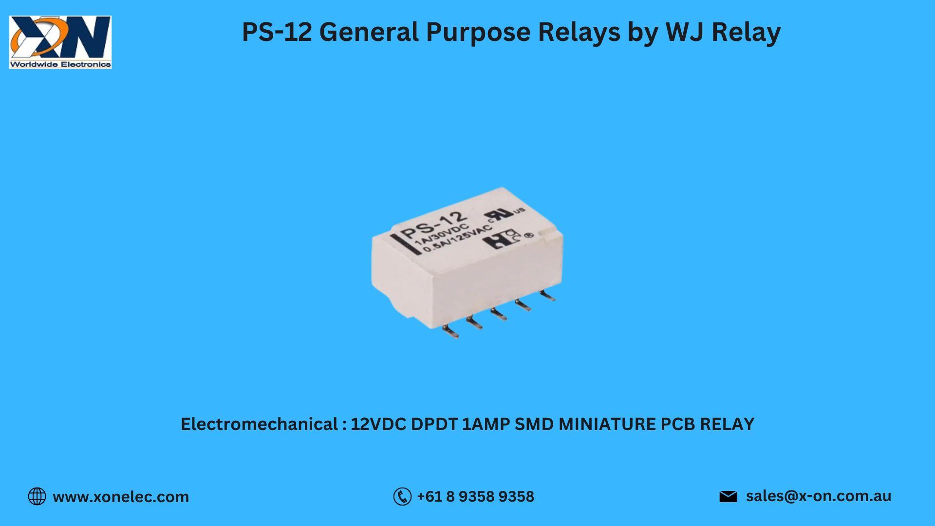 PS-12 General Purpose Relays by WJ Relay – Buy Online at XON image