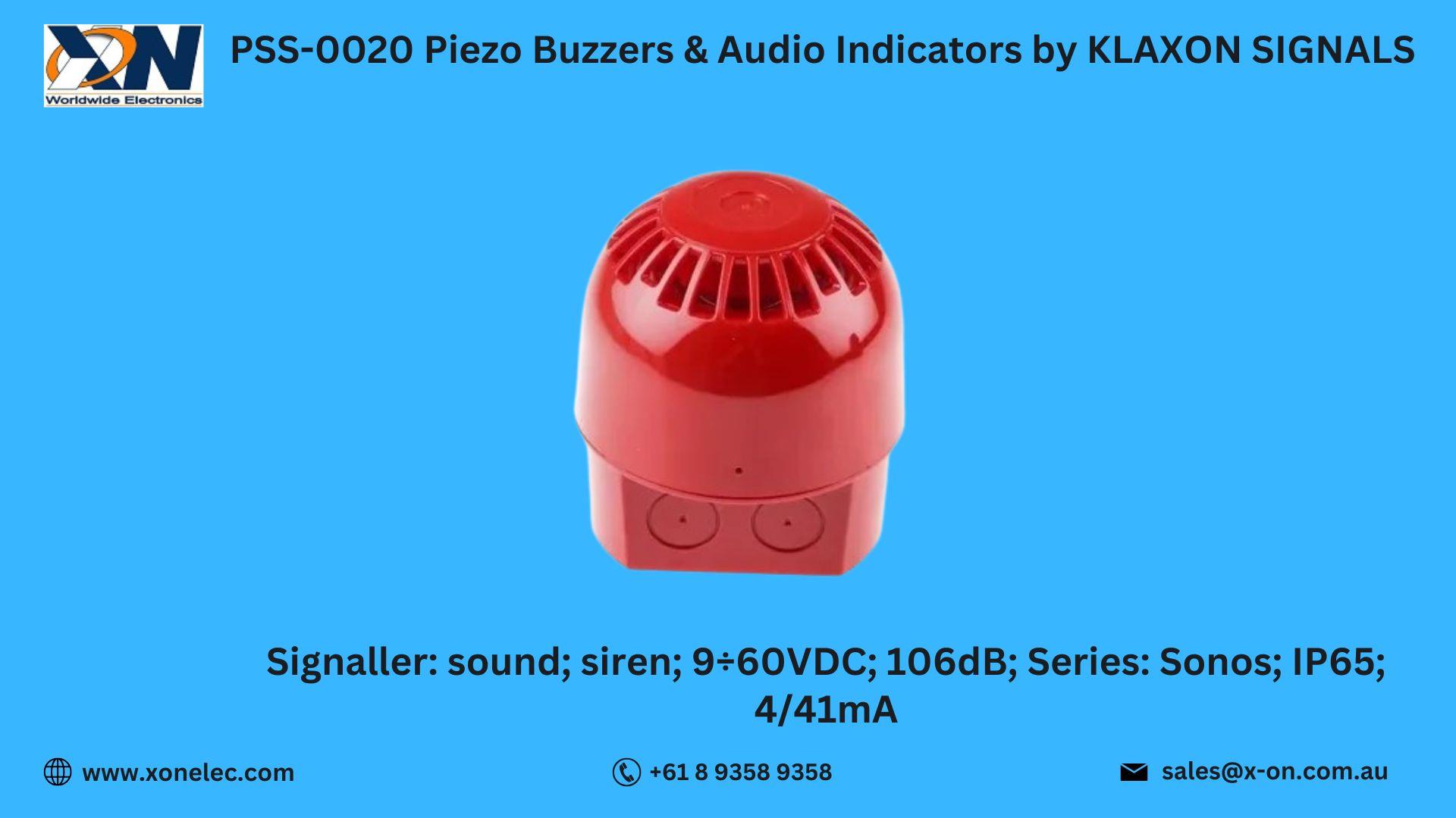 PSS-0020 Piezo Buzzer | KLAXON SIGNALS image