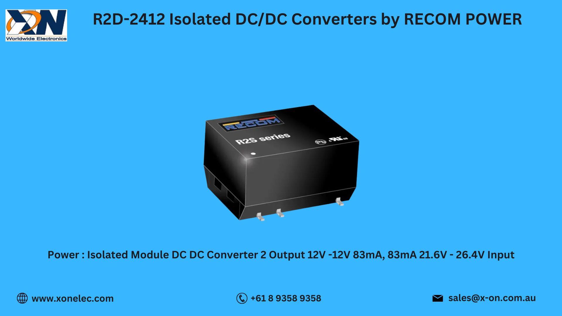 R2D-2412 Isolated DC/DC Converter – Buy at XON image