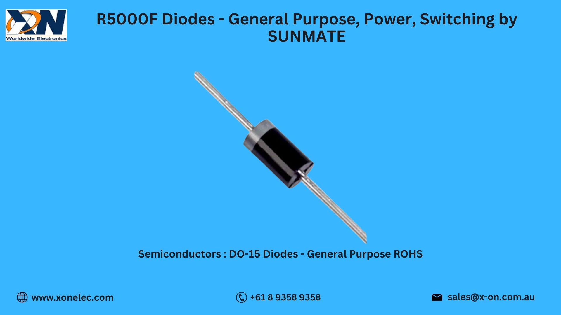 R5000F Diodes - General Purpose, Power, Switching by SUNMATE | Buy Online at XON image