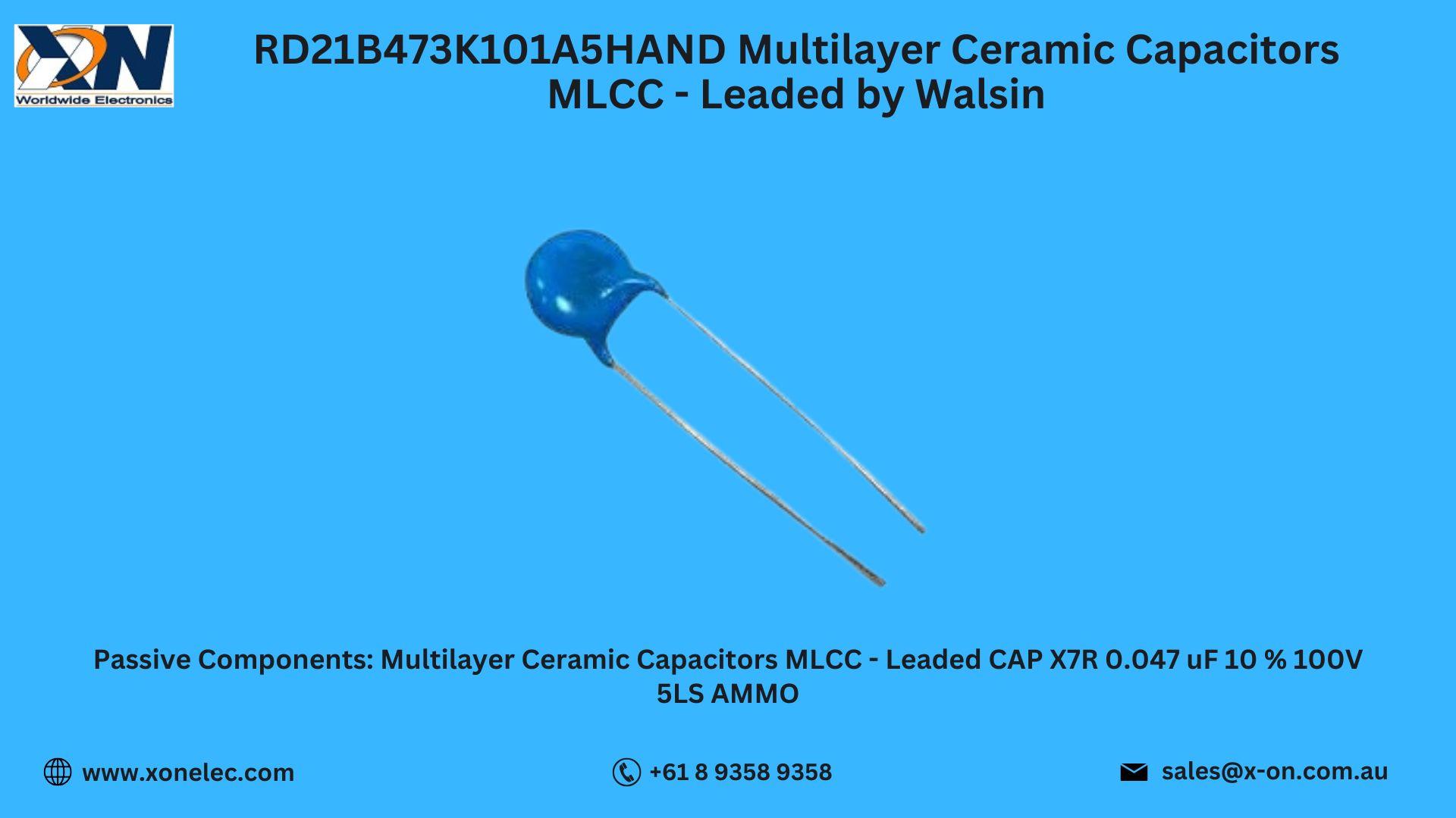 RD21B473K101A5HAND MLCC by Walsin – Buy at XON image
