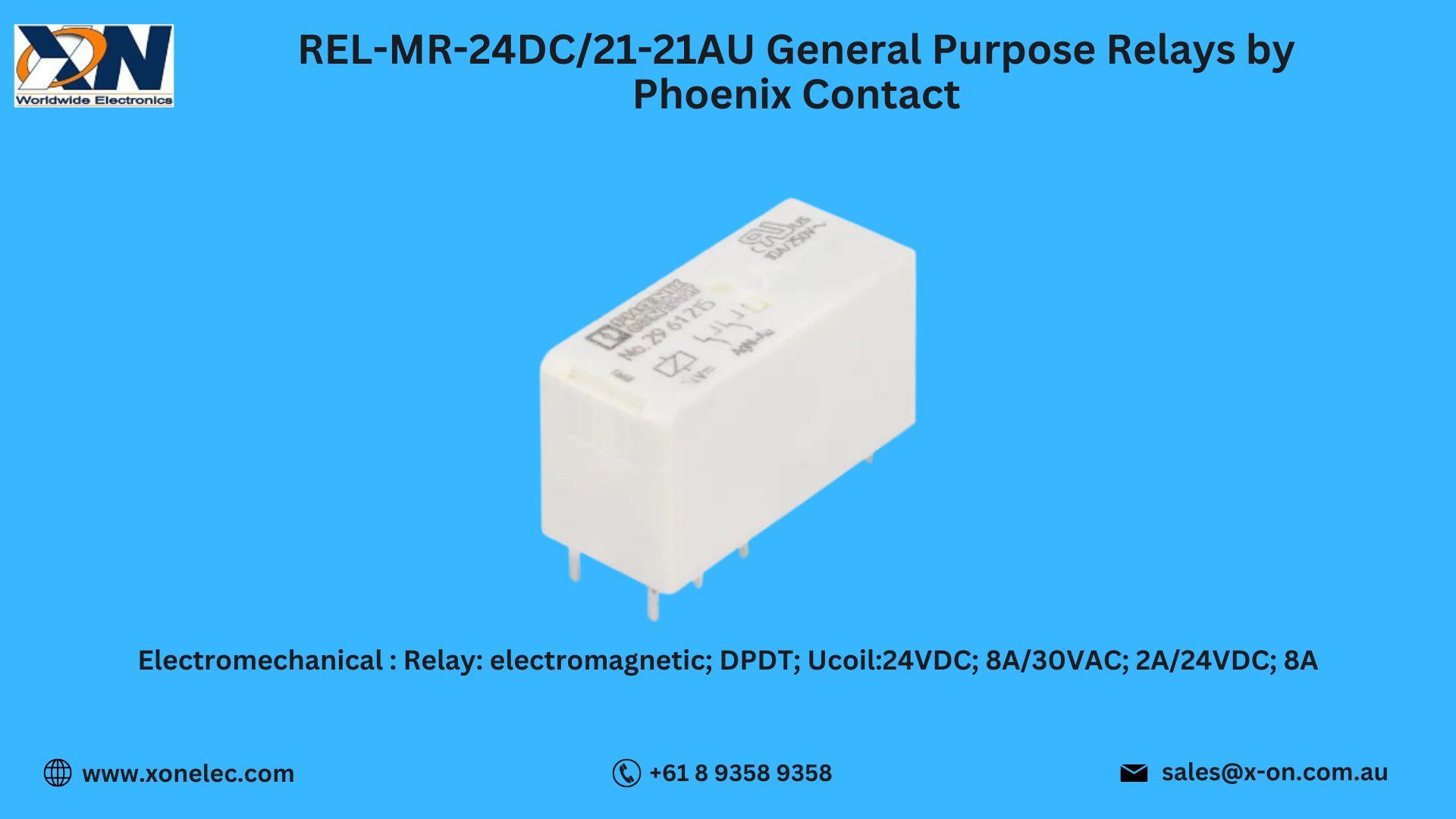 REL-MR-24DC/21-21AU Relays – Buy at XON image