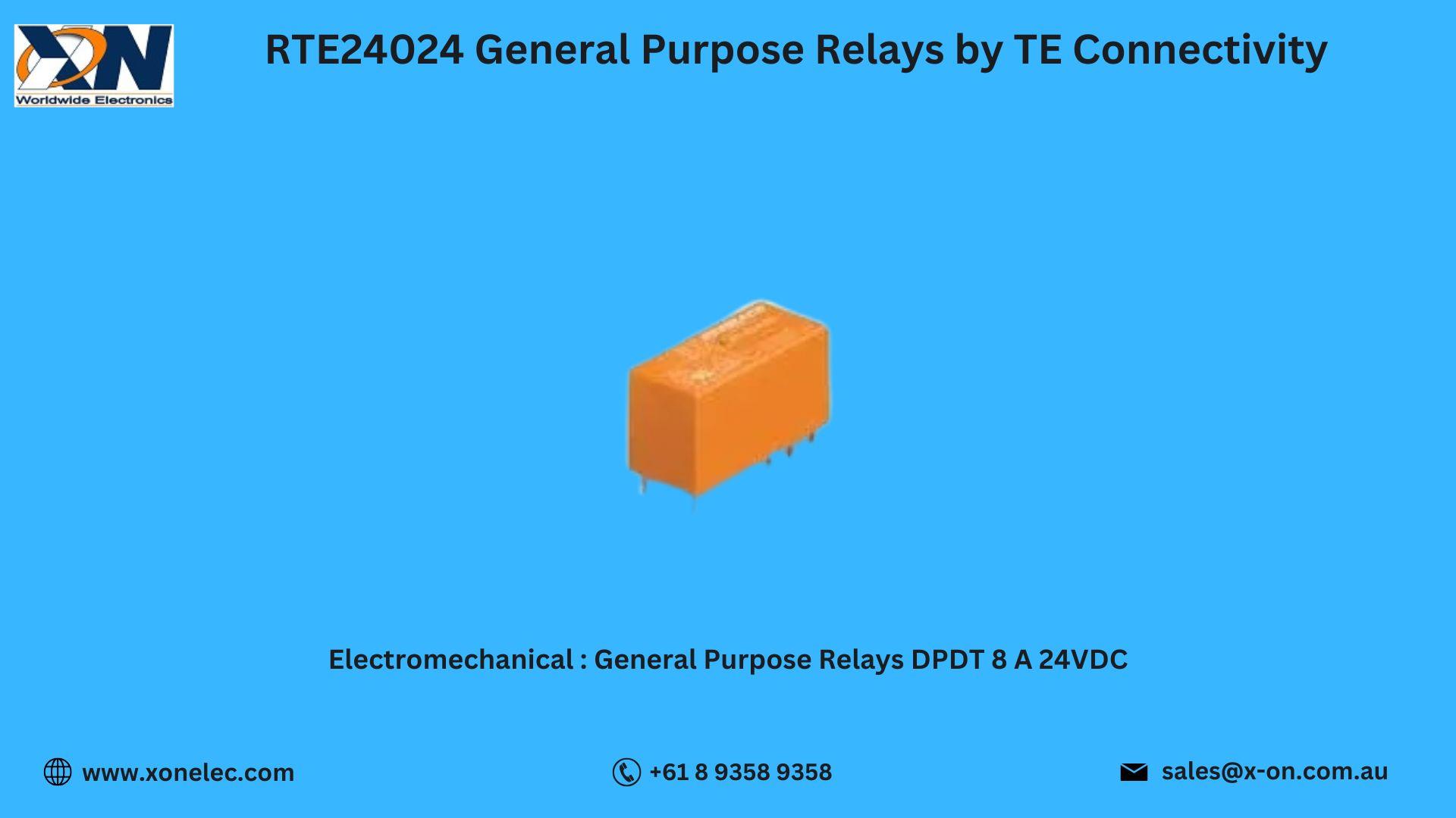 RTE24024 TE Connectivity Relay – Buy Online at XON image