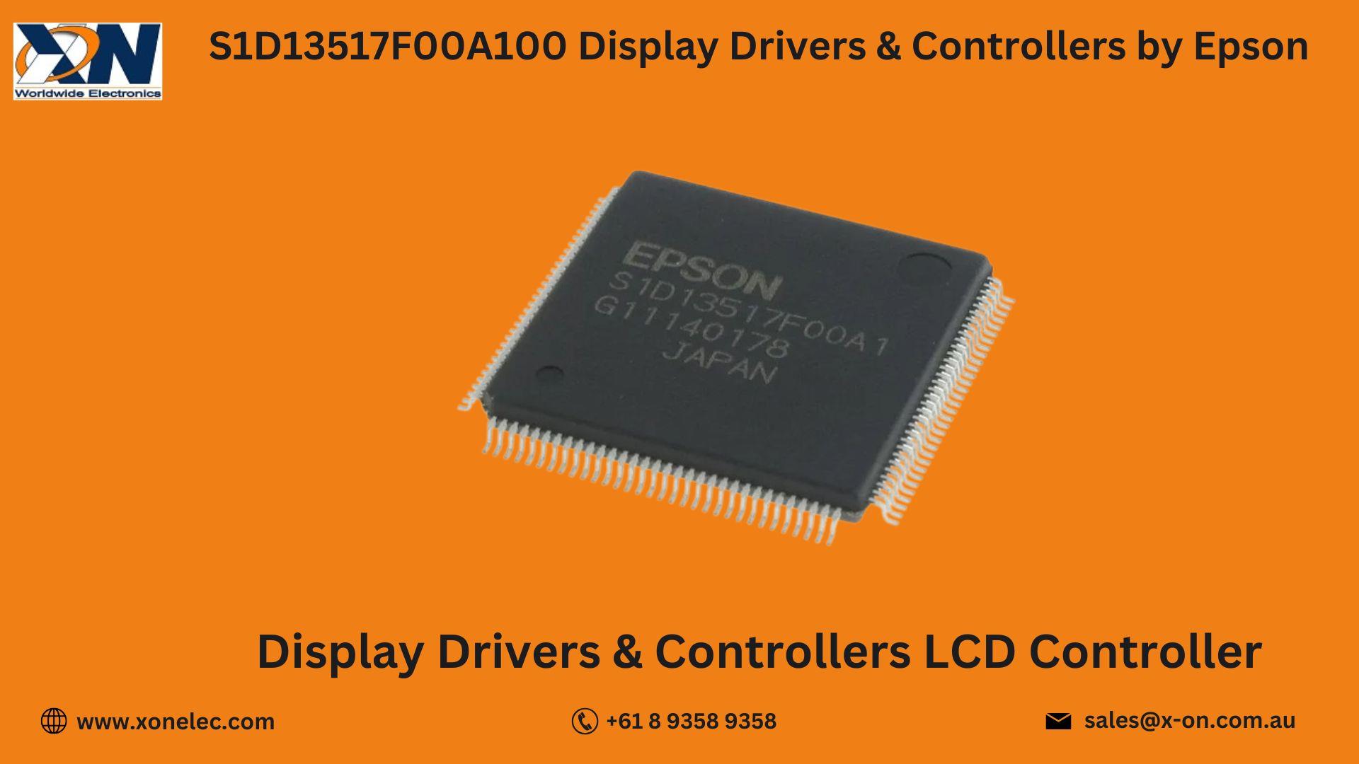 S1D13517F00A100 Display Driver IC Epson | Buy Online at XON image