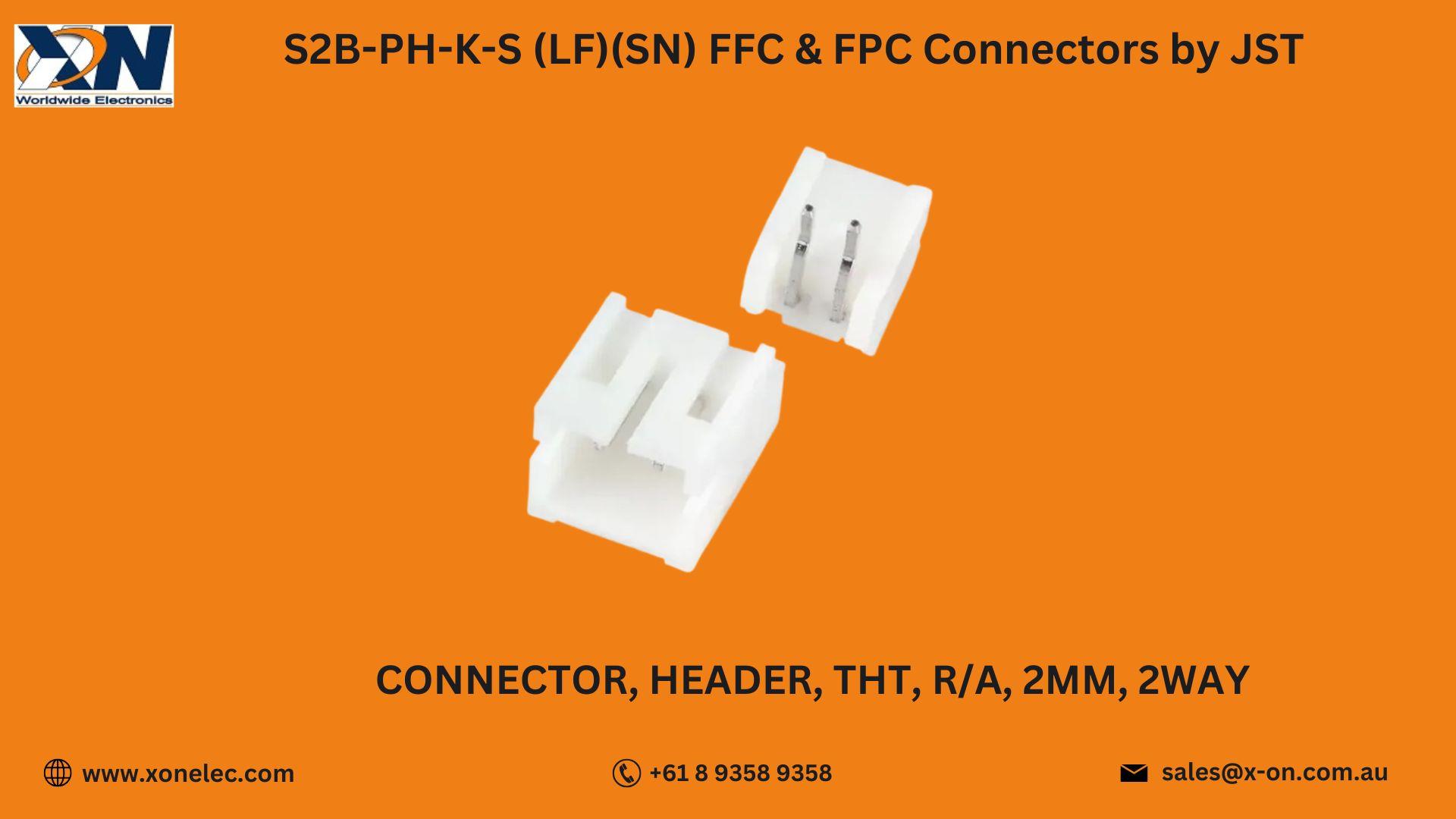 S2B-PH-K-S (LF)(SN) JST FFC/FPC Connector – Buy Online at XON image