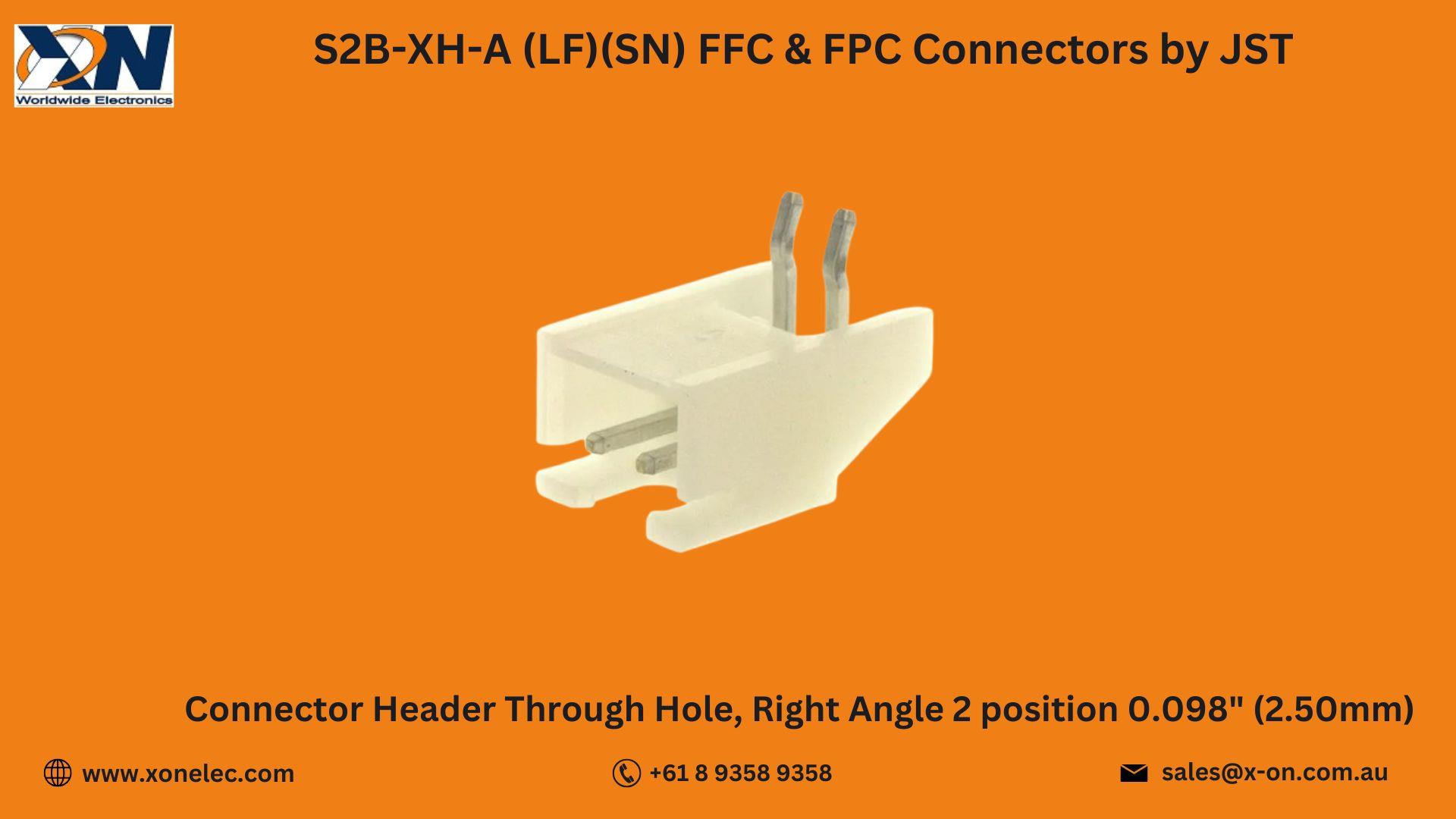 S2B-XH-A FPC Connectors by JST – Buy Online at XON image