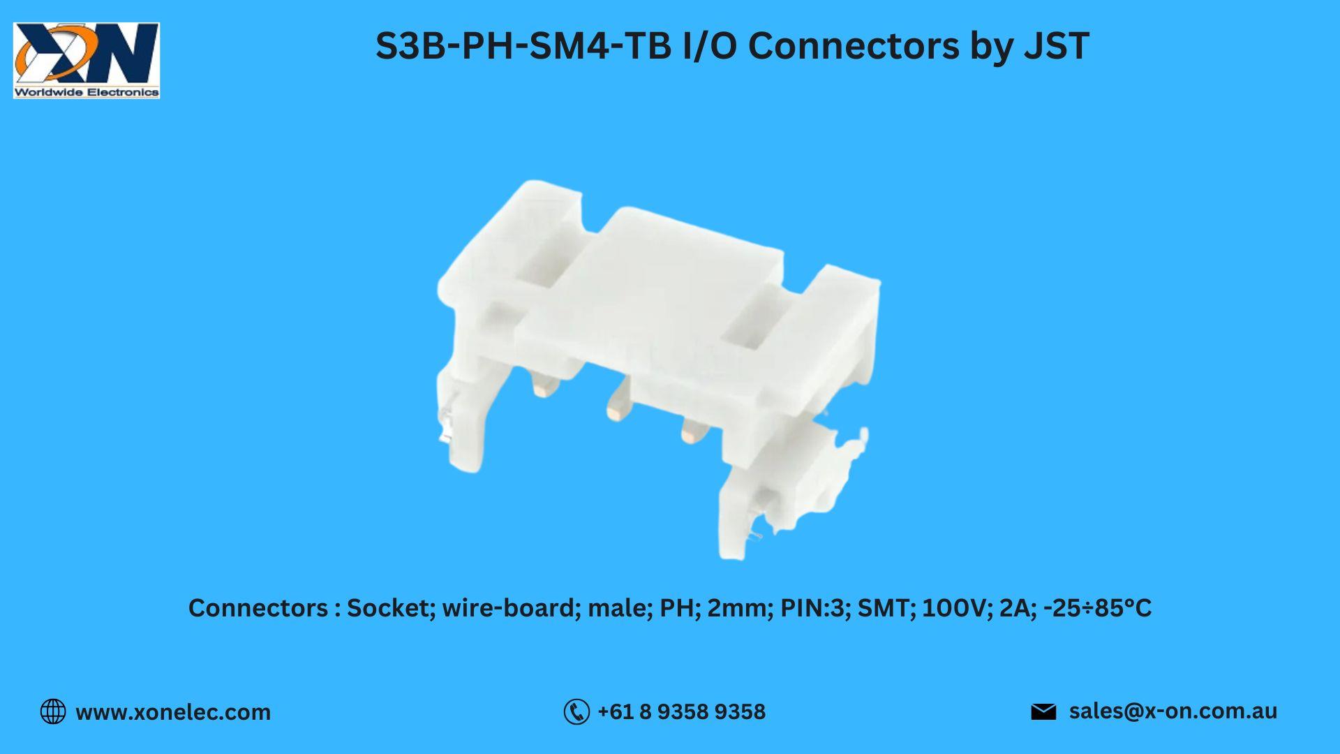 S3B-PH-SM4-TB I/O Connectors by JST – Buy at XON image