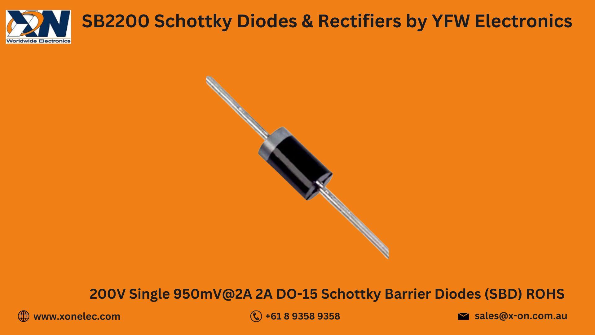 SB2200 Schottky Diode by YFW Electronics – Buy Online at XON image