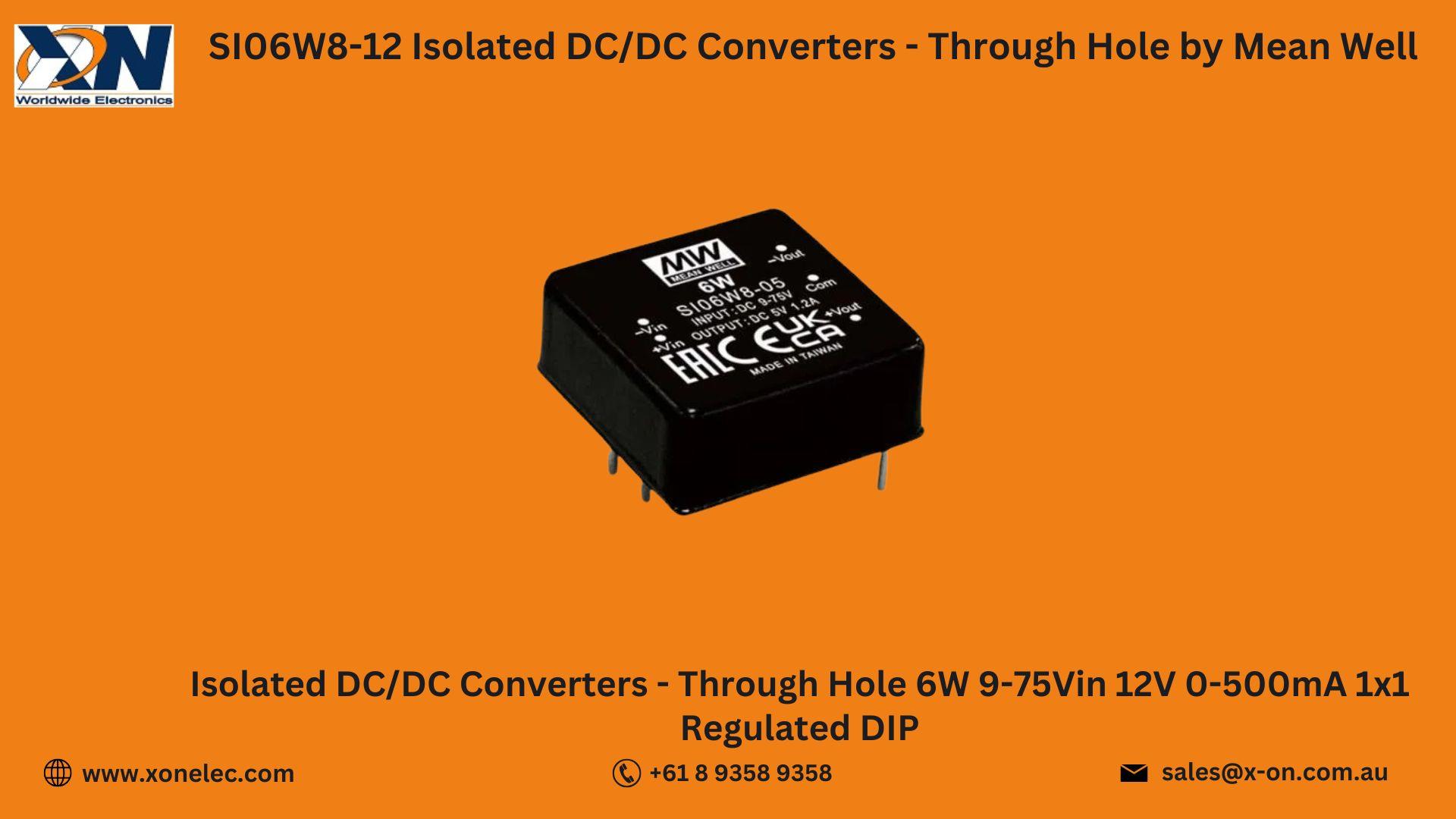 SI06W8-12 DC/DC Converters by Mean Well – Buy at XON image