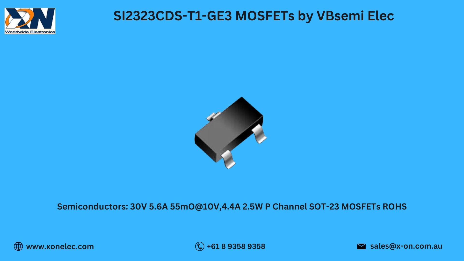 SI2323CDS-T1-GE3 MOSFETs VBsemi Elec – Buy Now at XON image