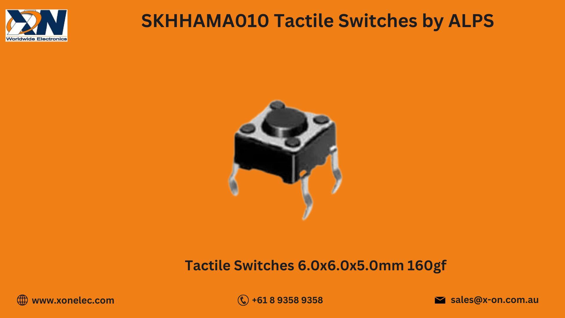 SKHHAMA010 Tactile Switches by ALPS– Buy Online at XON image